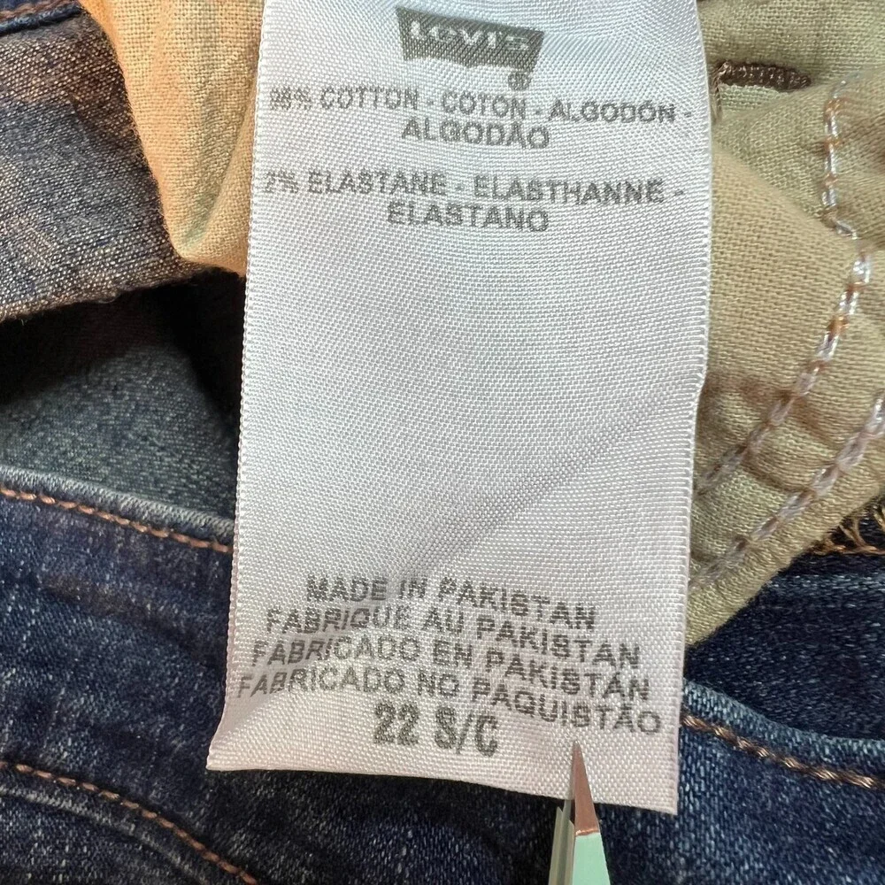 Levi's 512 Jeans Womens Size 22 Perfectly Shaping Bootcut